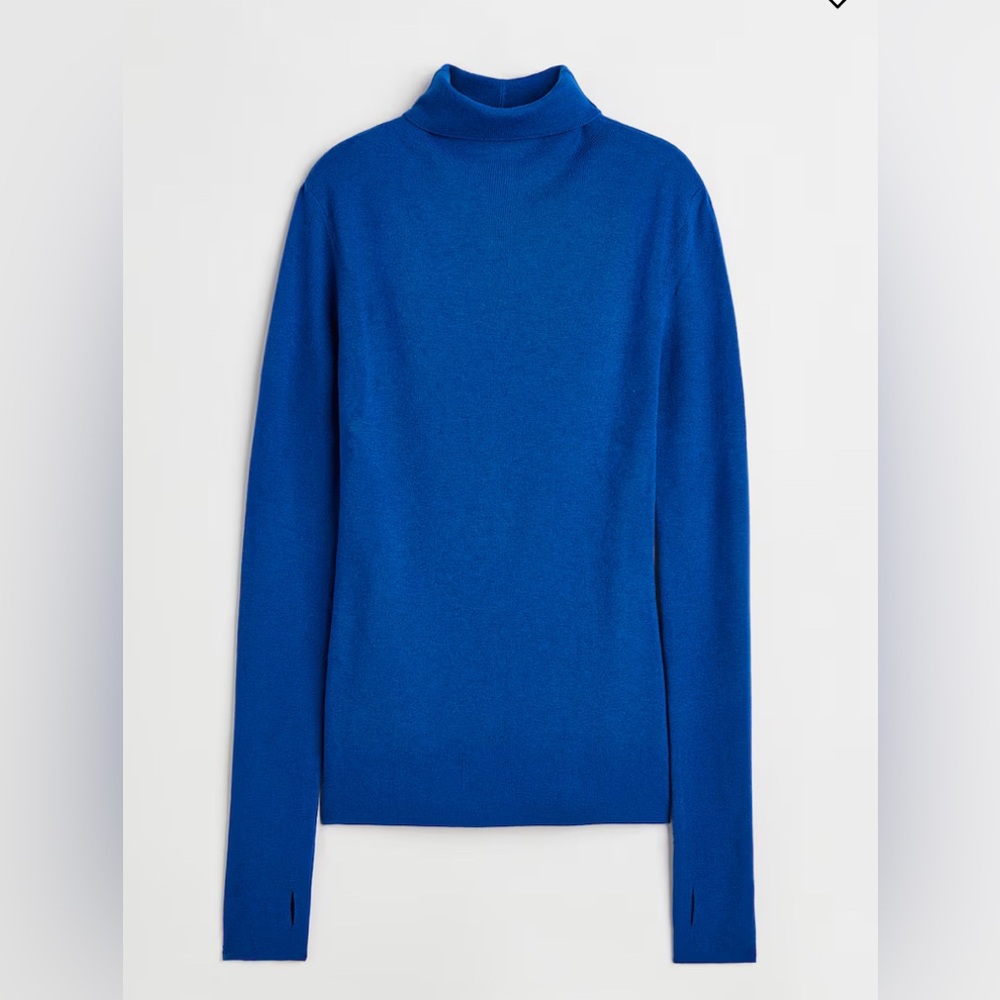 H&M CASHMERE-BLEND TURTLENECK SWEATER